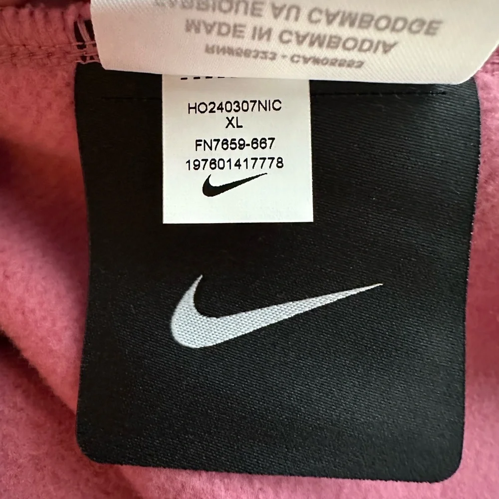 Nike NOCTA Berry Pink Fleece Hoodie OVO CLB Certified Lover Boy Men Size XL